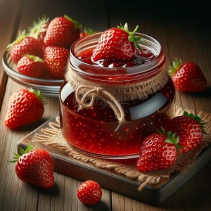 Ev Yapımı Doğal Çilek Reçeli (1 Kg)